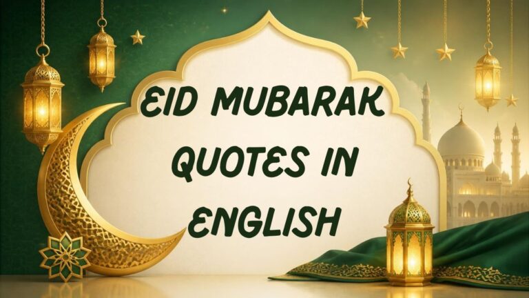 250+ Unique Eid Mubarak Quotes in English