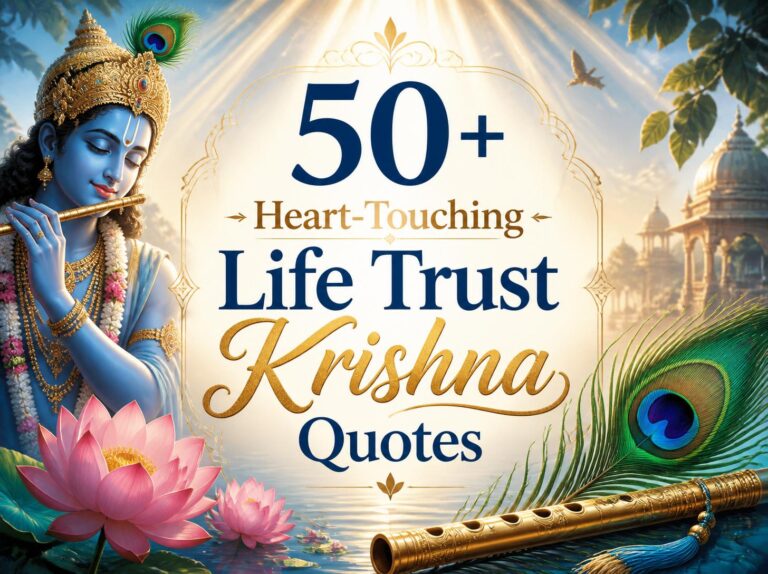 50+ Heart-Touching Life Trust Krishna Quotes (Radha Krishna, Janmashtami & Motivational Quotes)