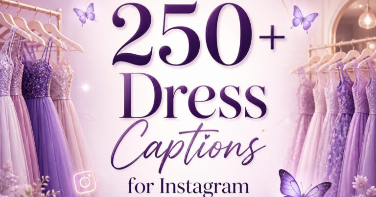 250+ Dress Captions for Instagram: Best, Short, Black, Red, Ethnic & More