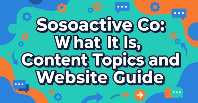 Sosoactive Co
